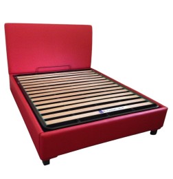Letto contenitore artigianale con rete